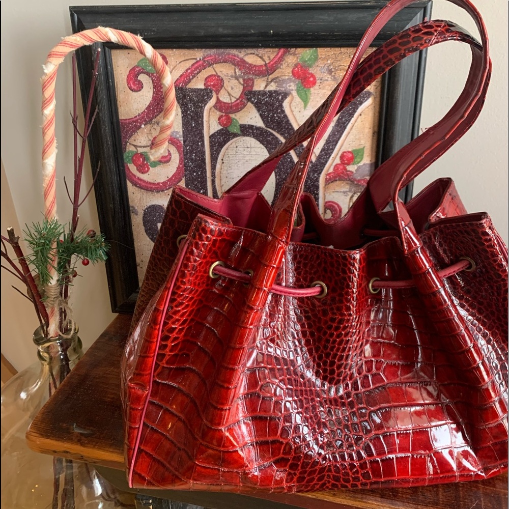 Donald J Pliner Red bag